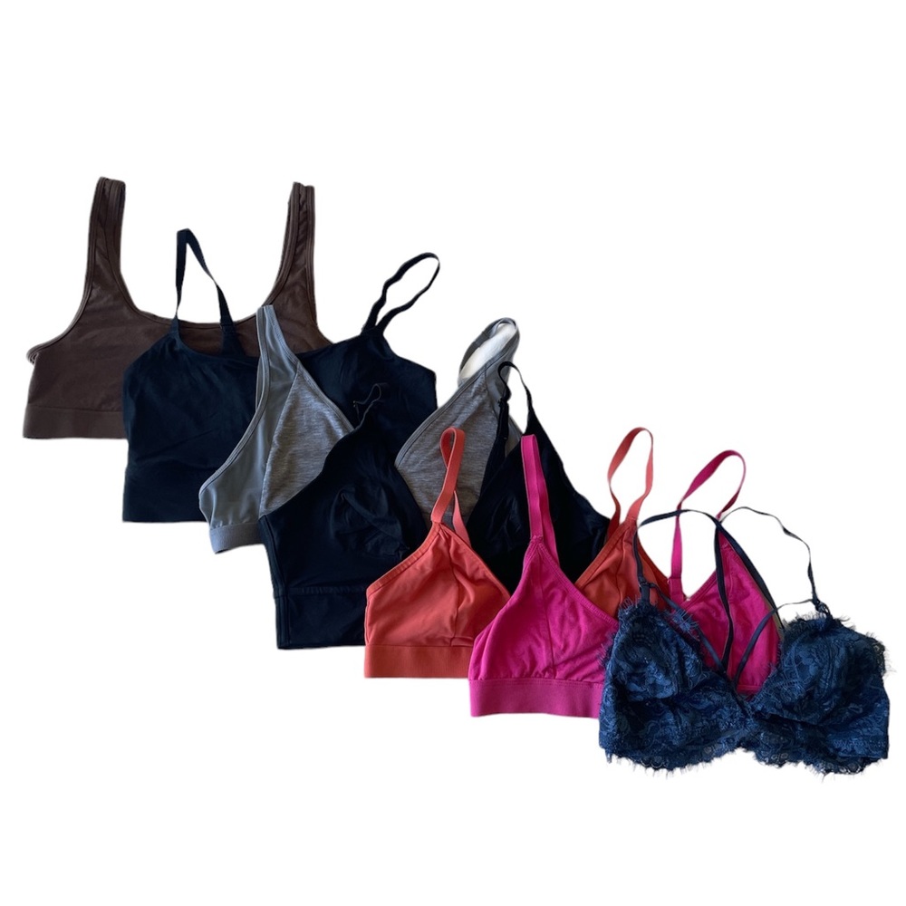Collection / Lot / Bundle of Bralettes from Various Brands Size Medium